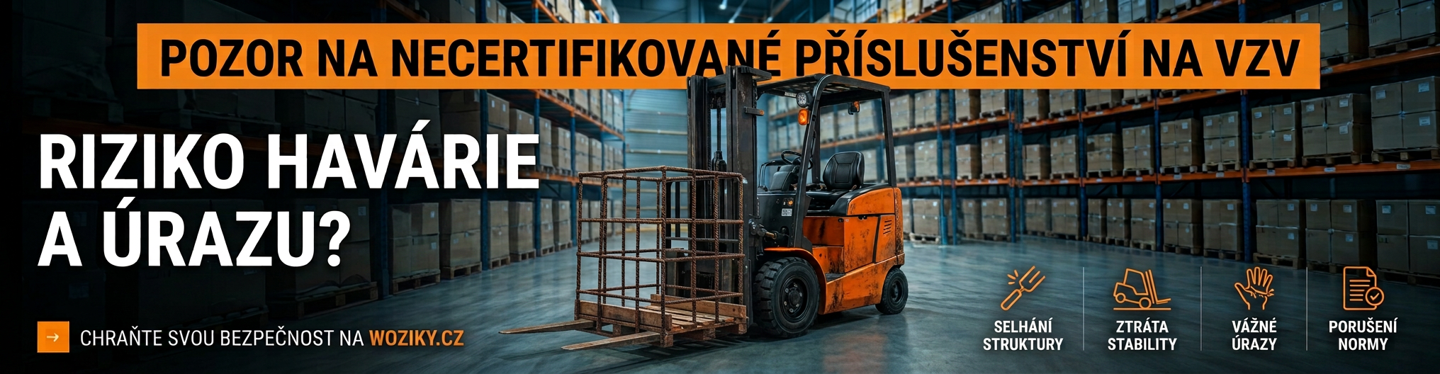 Necertifikované příslušenství pro VZV: Kde končí úspora a začíná riziko?