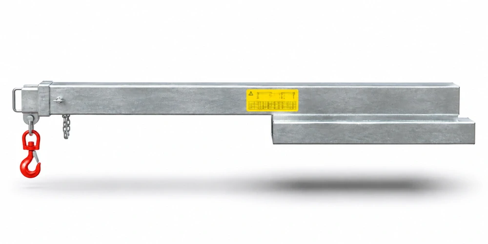 Teleskopické jeřábové rameno pro VZV LONG – nosnost 4 500 kg