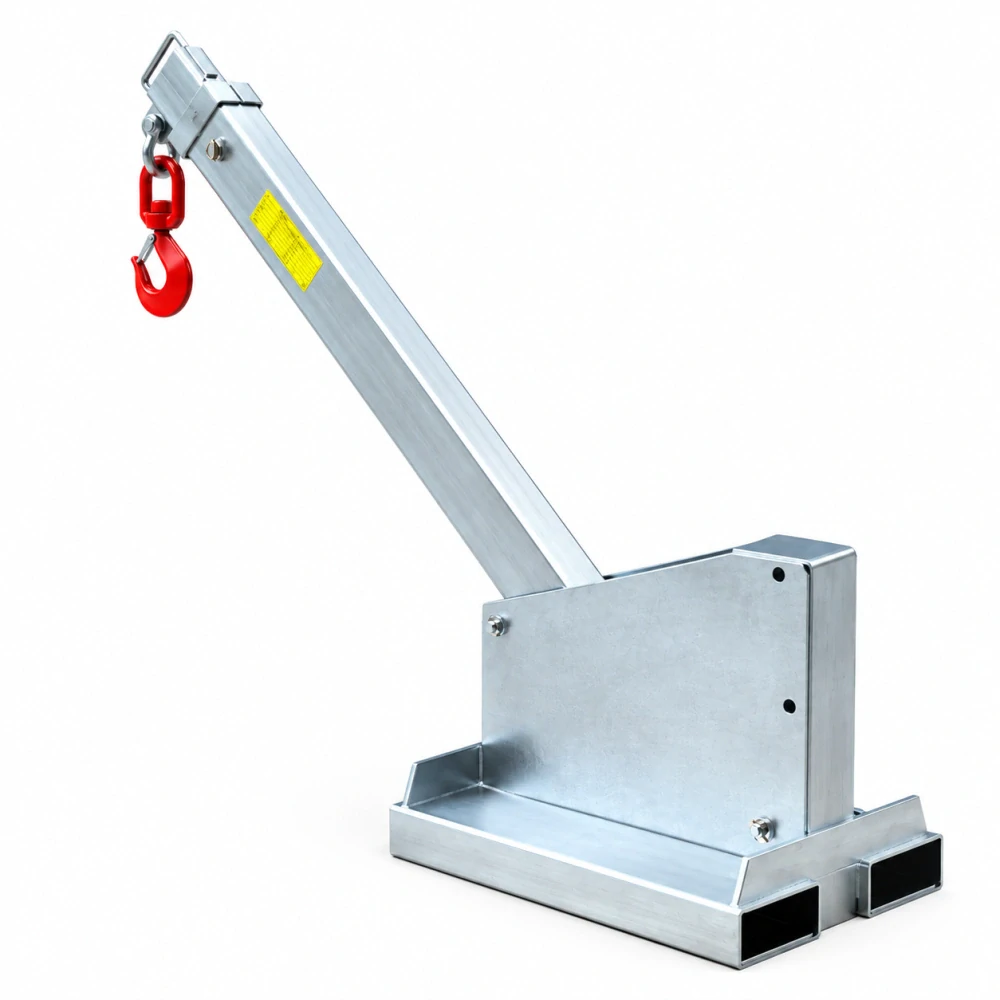 Teleskopické sklopné jeřábové rameno pro VZV – 4 500 kg
