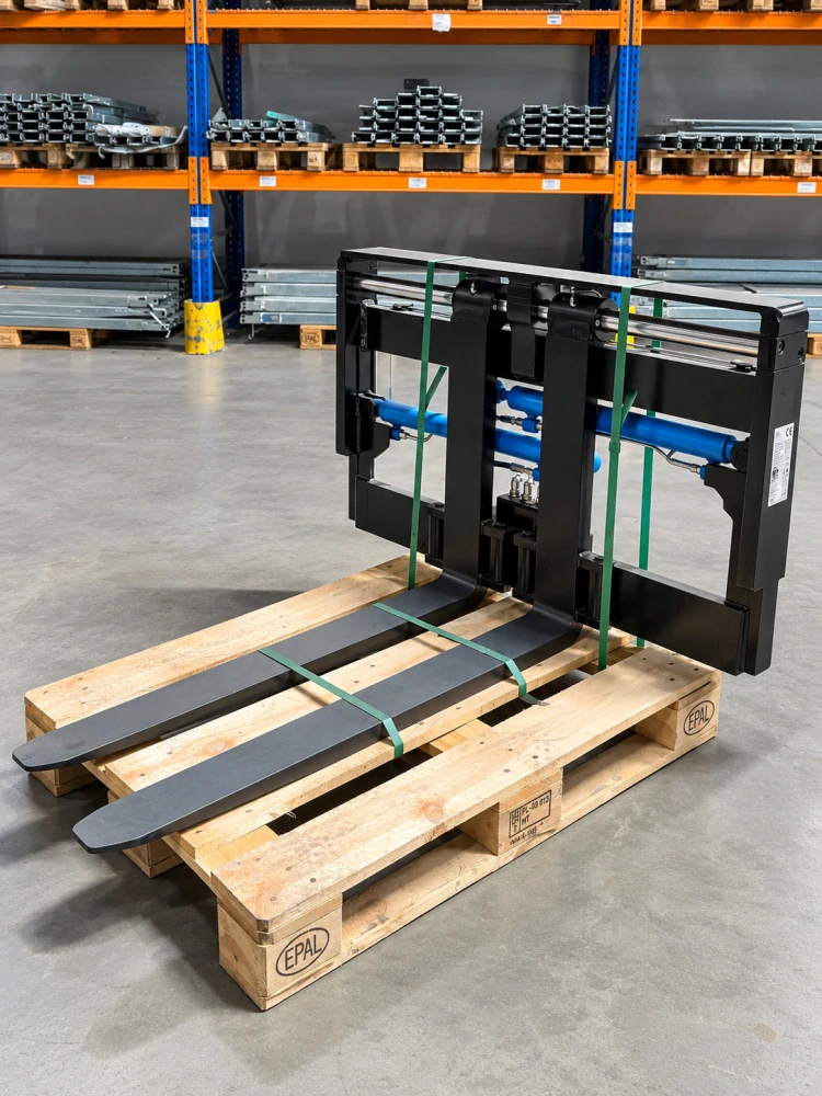 Hydraulický pozicionér vidlic ISO 2A – 2500 kg, šířka 1150 mm