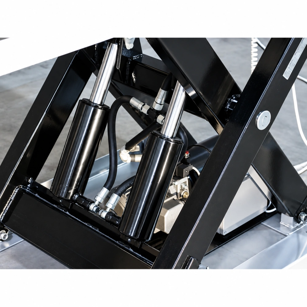 Statická elektricko-hydraulická zvedací plošina 1 000 kg – 1 300 × 820 mm