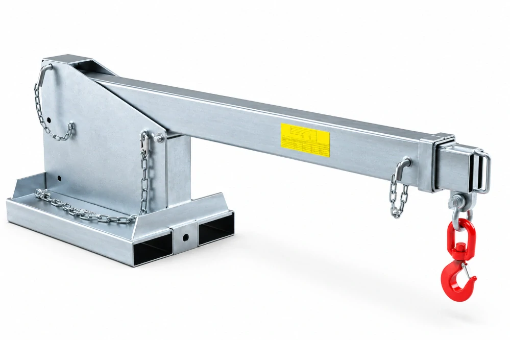 Teleskopické sklopné jeřábové rameno pro VZV – 4 500 kg
