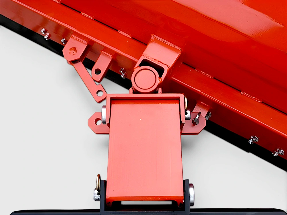 Detail mechanismu mechanického nastavení směru odhrnování