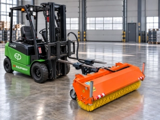 Rotační zametač ZE 120 pro VZV – pracovní šířka 1200 mm